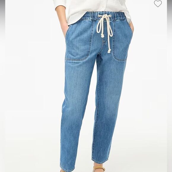 J. Crew Denim - J CREW Denim drawstring jogger pants NWT